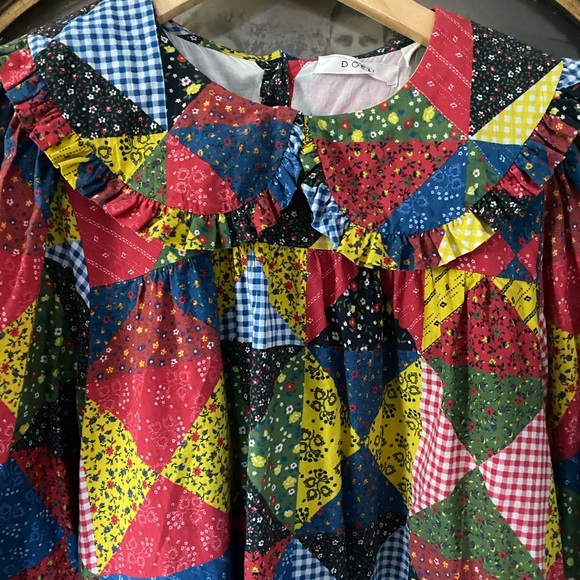 Doen Adalina Patchwork Babydoll Dress - Picture 7 of 7